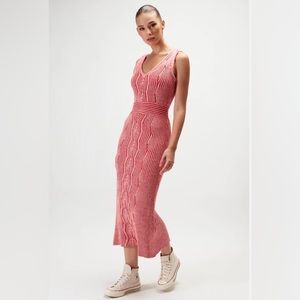 NWOT Pink Midi Dress